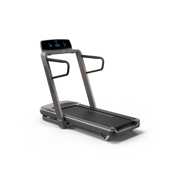 Cinta de correr plegable Horizon Fitness OMEGA Z: combina un diseño cuidado y una programación variada y sencilla